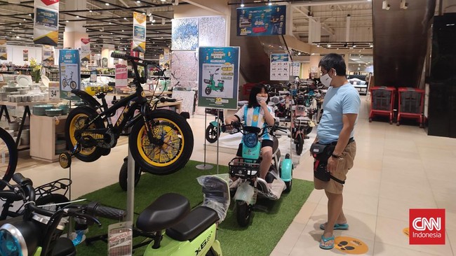 Kesempatan Gak Datang Dua Kali, Sepeda di area Transmart Rp800 Ribuan